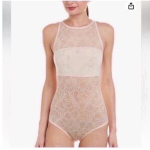 Cosabella Women’s Evolved Block Lace Teddy Bodysuit NWT Small